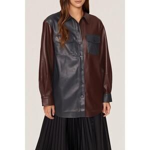 Peter Som faux leather jacket